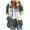 Army Green, variant on Winter Coats For Women Fuzzy Fleece Jacket Hooded Color Block Patchwork Cardigan Coat Outerwear With Pocket