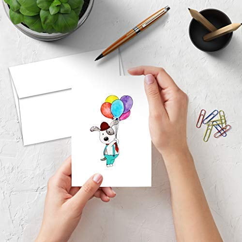 Greeting Cards Set - 5 x 7 Blank White Cardstock and Envelopes Perfect for Business, Invitations, Bridal Shower, Birthday, Interoffice, Invitation Letter, Weddings and All Occasion – Bulk Set of 50