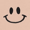 thumbnail image 2 of Dalix Smile Face Embroidered Fleece Cropped Hoodie Cold Fall Winter Women in Peach L Large, 2 of 5