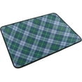 thumbnail image 6 of SKYSONIC Shower Curtain and Rug Set Tartan Seamless Pattern Polyester Waterproof Bath Curtain and Mat for Bathroom with Hooks 72 x 72 Inches, 6 of 6