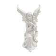 thumbnail image 4 of Figura de ángel de resina, estatua decorativa, colección de recuerdos, miniatura Blanco, 4 of 9