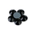 thumbnail image 3 of Dowarm Hotfix Crystal Rhinestones Hot Fix cristales para manualidades ropa cristal de cristal plano para decoración gemas redondas (negro azabache SS6 1440PCS), 3 of 5