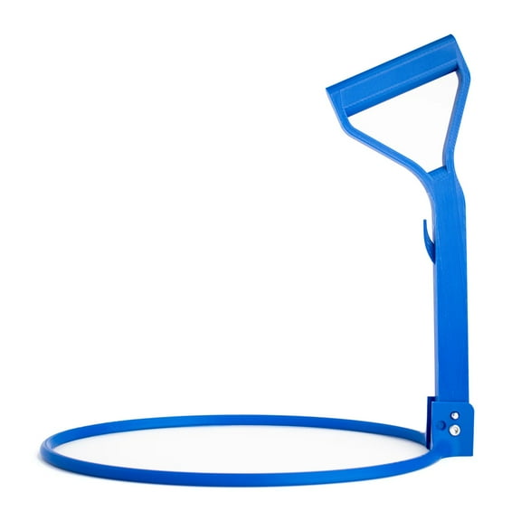 Dood-Eze Pet Pooper Scooper Cleanup Tool for Dogs and Cats, Blue Hdpe