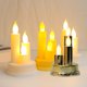 thumbnail image 1 of Decoración vintage de velas electrónicas | Candelabro LED de llama | Adorno sin llama, alimentado por pilas, plástico, multicolor, 3 cabezas, decoración para el hogar, 1 of 6