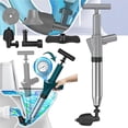 thumbnail image 2 of Pneumatic Drain Cleaner Tool High Pressure Air Powered Sewer Line Unclogger for Toilet and Pipe Connection, 2 of 4