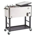 thumbnail image 6 of TRINITY 80 Quart Stainless Steel Cooler on Wheels - Detachable Tub, 6 of 7