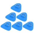 thumbnail image 1 of Unique Bargains 6 Pcs Patch Anneau D PVC Acier Inoxydable Forme Triangle Anneau D Vert pour Kayak Canot Pont, 1 of 7