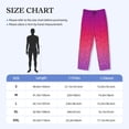thumbnail image 4 of Kdxio Light Purple Glitter Print Men's Sleep Pajama Pant Lounge Pants with Pockets-Large, 4 of 6