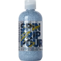 FolkArt Drizzle Glitter Pre-Mixed Fluid Pouring Acrylic Paint, Cosmic Sky, 9 fl oz