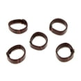 thumbnail image 4 of 5pcs Strap Hoop Loop Watches Leather Retainer Holder Keeper - Dark Brown, 18mm, 4 of 8