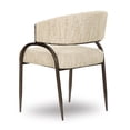 thumbnail image 4 of Tatum Cream Textured Performance Boucle Dining Chair, 4 of 4