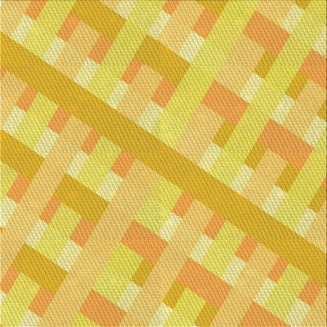 Ahgly Company Machine Washable Indoor Square Transitional Banana Yellow Area Rugs, 7' Square