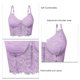 thumbnail image 5 of Lace Camisole, Comfortable Women's Sleeveless Camisole  For Travel ANGGREK Púrpura XS, 5 of 5