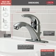 thumbnail image 5 of Delta Classic Single Handle Bathroom Faucet in Chrome 583LF-WF, 5 of 5