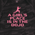 thumbnail image 4 of Inktastic Girls Cute Karate Martial Arts Girls Baby Bodysuit, 4 of 5
