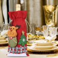 thumbnail image 4 of DOLITY 2x Christmas Bottle Gift Bags Washable Reusable for Housewarming Gift Home, 4 of 9