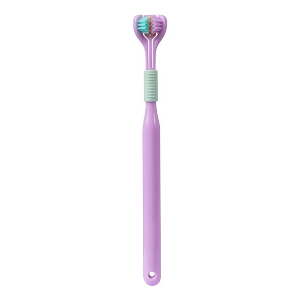 Cepillo de Dientes onlyliua de Tres Lados para Adultos Cerdas Suaves