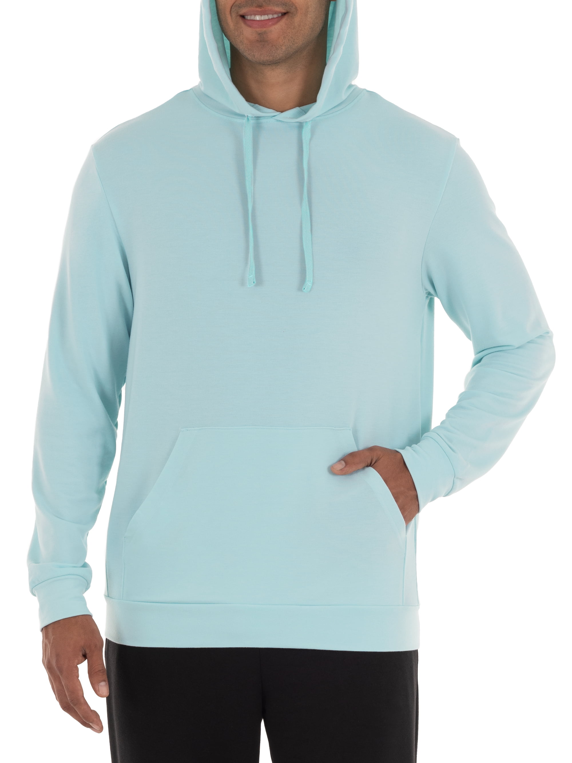 gym and workout clothes Hoodies Mens Clothing Activewear Blue & Cream Fleece Mason Pullover Hoodie in Natural for Men 