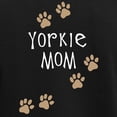 thumbnail image 3 of CafePress - Yorkie Mom Wh Pajamas - Women's Short Sleeve Print T-Shirt and Pants Dark Cotton Pajama Set, 3 of 7