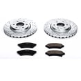 thumbnail image 3 of PowerStop Front Z23 Evolution Sport Carbon-Fiber Ceramic Brake Pad and Drilled & Slotted Rotor Kit Fits: BUICK CHEVROLET PONTIAC SATURN Select Models K4602, 3 of 10