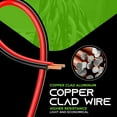 thumbnail image 3 of GearIT 14 Gauge Wire (200ft - Black/Red) GPT Automotive Primary Bonded Wire - Copper Clad Aluminum CCA - Car Audio, Speaker Wire, Trailer Harness, Electrical - 200 Feet Total 14ga awg, 3 of 7