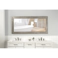thumbnail image 4 of Martin Svensson Home Hammered Metal Gray Full Length Leaner Mirror, 4 of 6