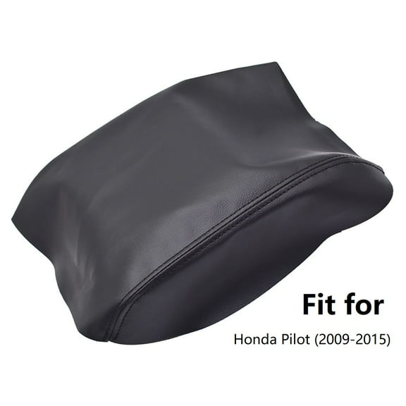 Center Console Armrest Lid Cover, Black Leatherette, Suitable for Honda Pilot 2009-2015, 09-15 Pilot Console Armrest Cover