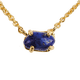thumbnail image 2 of Collar de Mujer con Piedras Naturales LuckyLy Ivy Azul UNITALLA con Baño de Oro 18k y Dije de Cuarzo, 2 of 7