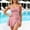 Red A, variant on One Piece Swimsuit for Women Adjustable Strap Padded Open Back Conservative Skirted Bathing Suit Black A XL