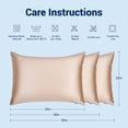 thumbnail image 7 of Aship Arc-Chill 3.0 Cooling Pillow Cases, Q-max >0.5 Jade-Infused Silky Pillowcase for Hair & Skin, Breathable & Moisture-Wicking, Hidden Zipper, Machine Washable, King 20''x36'', 2 Pack Champagne, 7 of 7