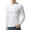 White, variant on Haoxianjian White T Shirts For Men Mens Long Sleeve Tee Shirts Workout T Shirts Man Long Sleeve Solid Color V-Neck Button Fashion Fallow T-Shirt Tops Men'S Loose Fitted Lightweight Long-Sleeve On Cl
