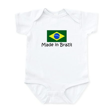 

CafePress - Made In Brazil Infant Bodysuit - Baby Light Bodysuit Size Newborn - 24 Months