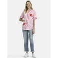thumbnail image 2 of Strawberry Shortcake x Care Bears Women's Baseball Jersey, Sizes XXS-2XL, 2 of 5