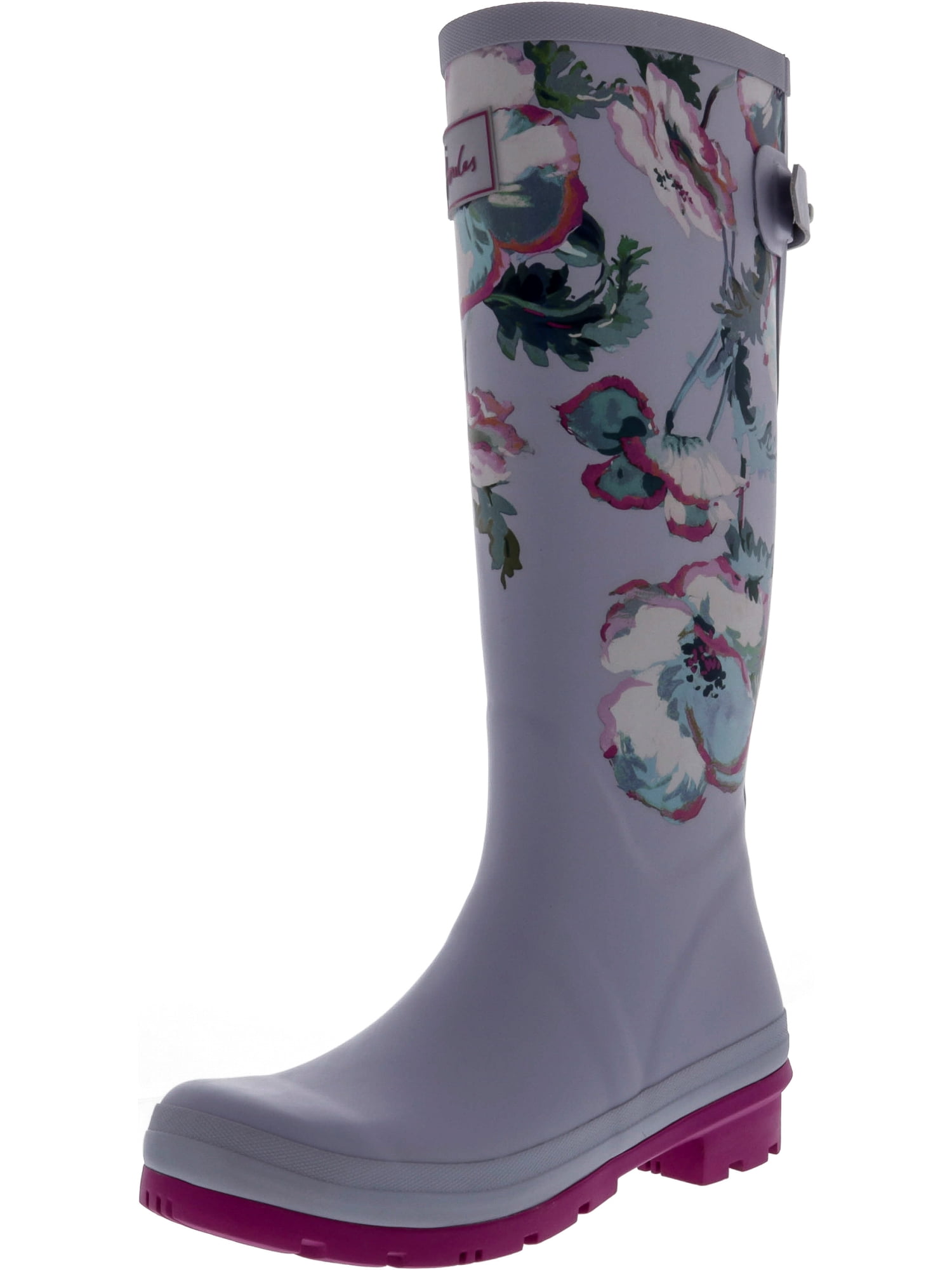 French Navy Fay Floral Joules Welly Print Boots SALE 40% OFF