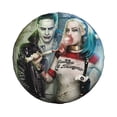 thumbnail image 2 of Suicide Squad Joker Harley Quinn Spare Tire Cover Waterproof Dust-Proof Universal Wheel Tire Cover Protector Accessories 14" 15" 16" 17", 2 of 7