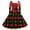 B-Brick Red, variant on Cnbwig Womens Christmas Dress Christmas Reindeer Printed Classic Tea Dress Long Sleeve Square Neck Gown with Belt Swing Party Dresses A-Army Green L