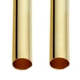 thumbnail image 4 of Rongfmy 100Pcs Copper Straight Smooth Long Tube Beads 30mm, 4mm Golden, 4 of 9