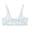 Blue, variant on QHFBli Women Plus Size Floral Lace Underwire Bra, Thin Cotton Cup Adjustable Shape Bra, Side Support Hide Armpit Comfort Bras Black 95C
