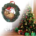 thumbnail image 2 of Colgante de animales pequeños de Navidad Mini accesorios de exhibición Erizo Sunnimix Pequeño colgante, 2 of 7