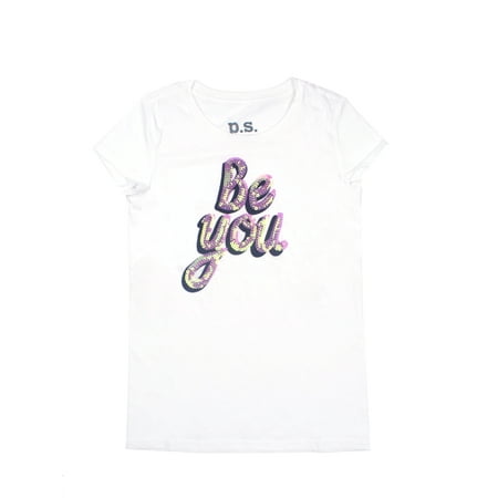 Be You Hologram Sequin Graphic T-Shirt (Little Girls & Big Girls)