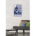 thumbnail image 2 of NFL New York Giants - Saquon Barkley 22 Wall Poster, 14.725" x 22.375" Framed, 2 of 6
