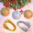 Christmas Ornament Hanger String Precut Hanging Ropes Decor Ball DIY UK