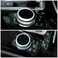 thumbnail image 2 of BFY Car Media Knob Controller Wheel Cover Replacement For BMW 1 2 3 4 5 6 7 Series X1 X3 X4 X5 X6 IDRIVE 7Buttons, 2 of 12