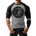 thumbnail image 2 of GYMISH RAGLAN Deadlift Workout Gym T-Shirt – Funny Gym Shirt for Men, Men's Weightlifting Tee, Bodybuilding & Fitness Apparel, 2 of 6
