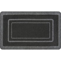 Better Homes & Gardens Dustin Collection Modern Weave Rich Black Anti-fatigue Kitchen Mat 20" x 32"