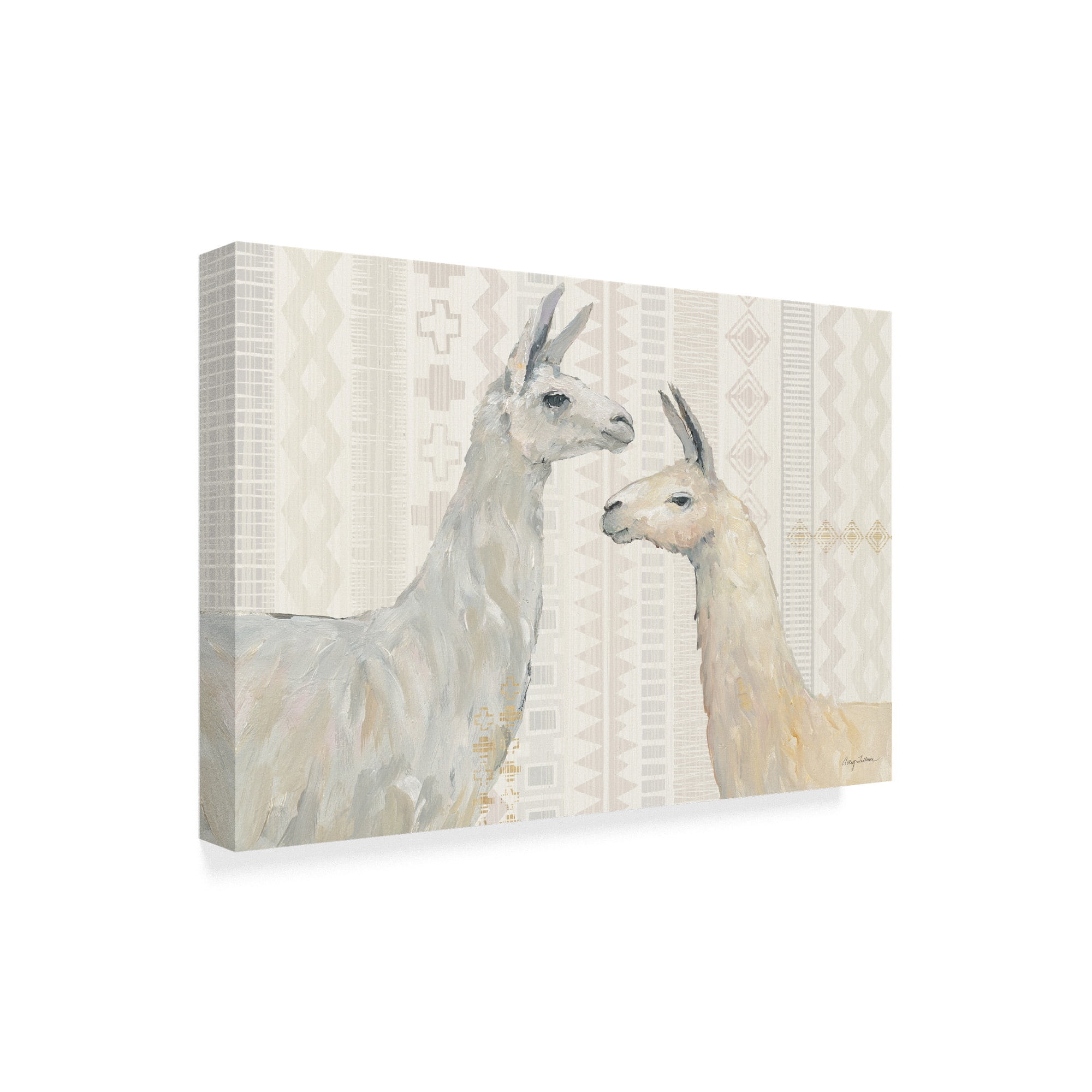Trademark Fine Art 'Llama Land I' Canvas Art by Avery Tillmon