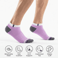 thumbnail image 3 of COOPLUS Mens 10 Pairs Ankle Socks Low Cut Breathable Socks Cushioned Casual Socks for Men, 3 of 8