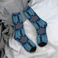 thumbnail image 5 of KLL Turtle Print Cool Socks Men's Women's Crew Socks Funny Crazy Novelty Stockings, 5 of 6