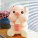 thumbnail image 5 of Lindo cerdo con botella de peluche de juguete, muñeco de peluche suave, almohada, decoración del hogar, regalos de cumpleaños, 5 of 10