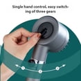 thumbnail image 5 of New Zai Xiao 3 Modes Adjustable Shower Head 4 In 1 Massage Shower High Pressure Water Saving One-Key Stop Spray Nozzle Bathroom (Gun Gray with Hose), 5 of 7